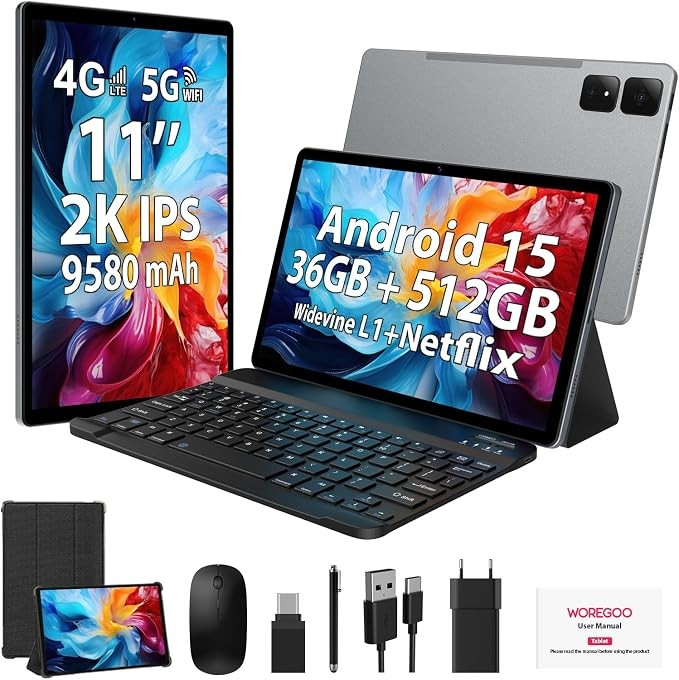 Tableta Android 15 de 11 Pulgadas