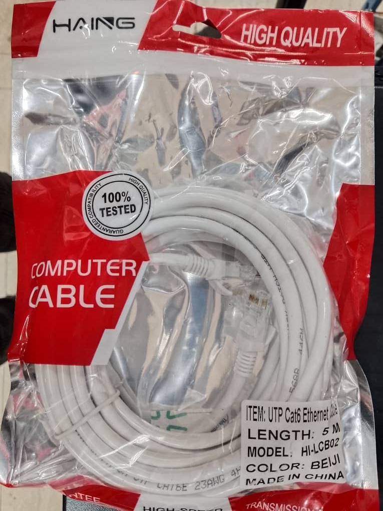 Cable de Red Ethernet CAT6  - UTP RJ45 (2m a 20m)