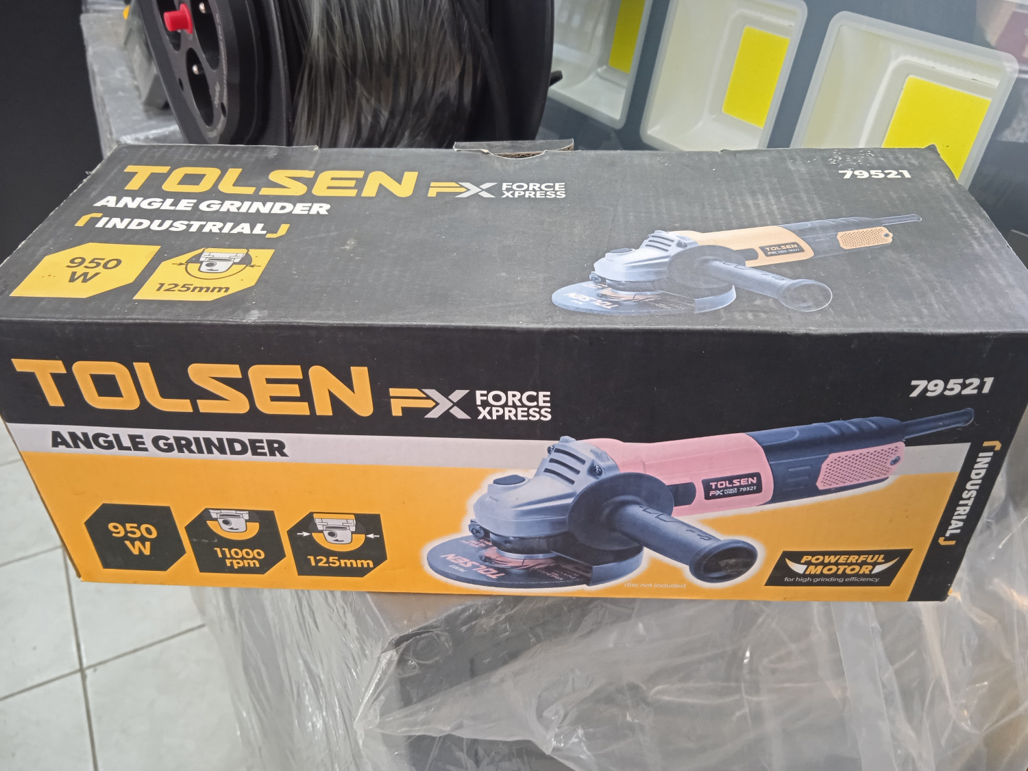 Amoladora angular (Radial) 125mm/950W-230V Tolsen