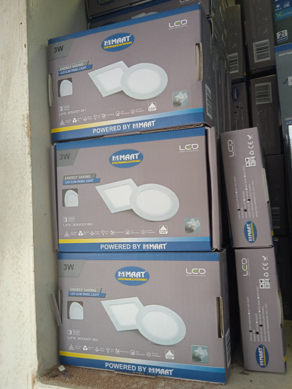 Foco LED 3W luz blanca 6500K redondo Chint/Maat.